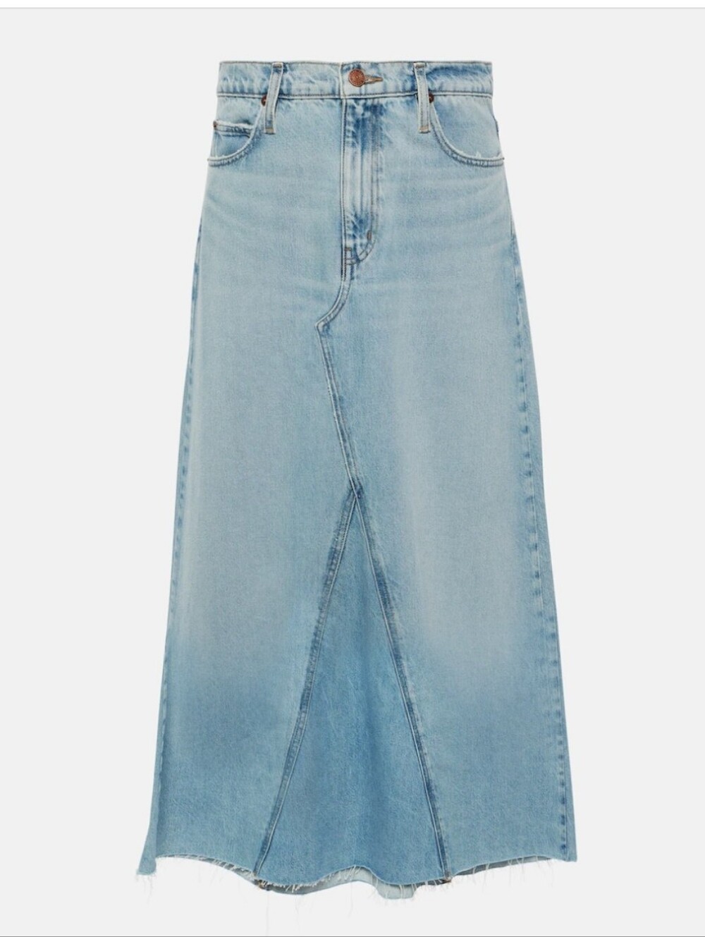 Frame Dorothy Denim Released Hem Jean Skirt Size 28